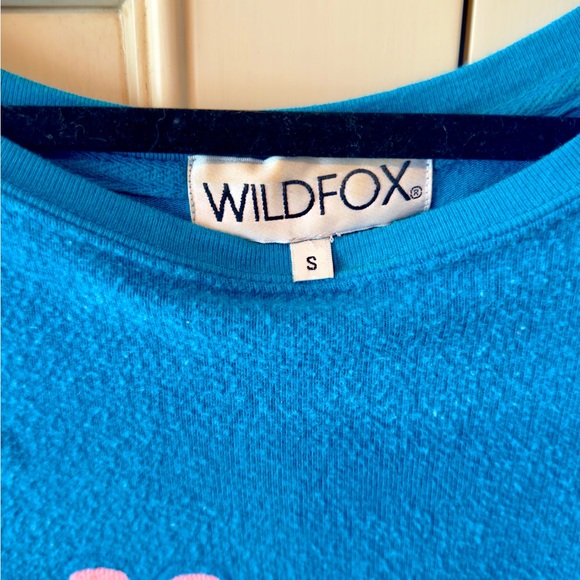 Wild Fox Turquoise “Mermaids Don’t Cry” Sweatshirt! So soft, size Small - Picture 4 of 5